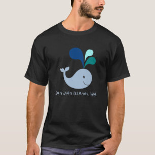 Camiseta Islas de San Juan Washington Cute Ballena Lover Ca