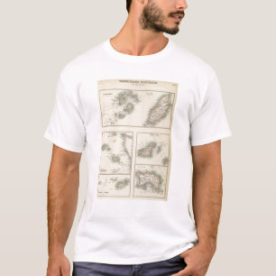 Camiseta Islas del Canal, islas de Scilly, e isla del