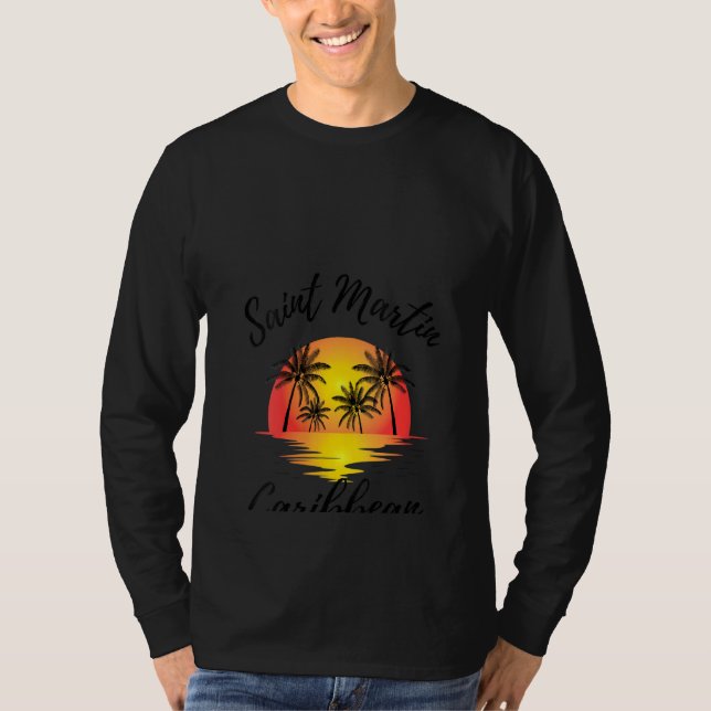 Camiseta Islas del Caribe St Martin Colorful Su (Anverso)