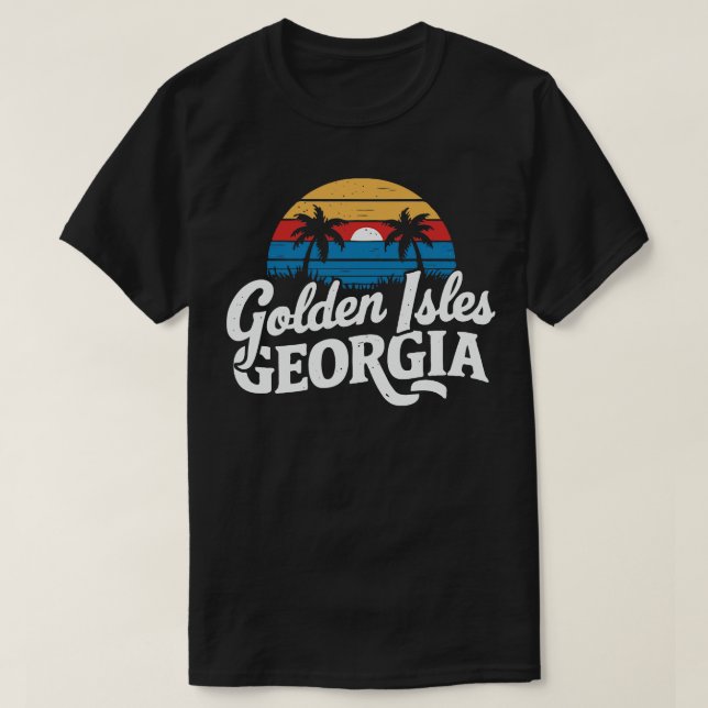 Camiseta Islas Doradas Georgia TShirt (Diseño del anverso)