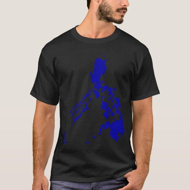 Camiseta Islas filipinas filipinas azules (Anverso)