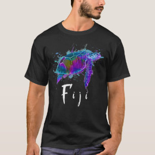 Camiseta Islas Fiyi: Tortuga acuática Fiyi Souvenir