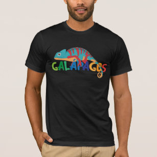 Camiseta Islas Galápagos Ecuador Chameleon Animal exótico
