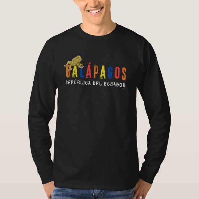 Camiseta Islas Galápagos Ecuador Iguana Islas Galapagos 1 (Anverso)