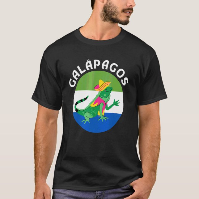 Camiseta Islas Galápagos Ecuador Iguana Islas Galápagos 2 (Anverso)