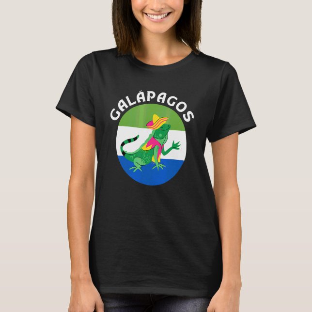 Camiseta Islas Galápagos Ecuador Iguana Islas Galápagos 2 (Anverso)