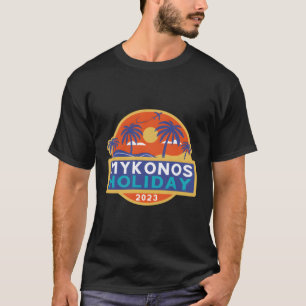 Camiseta Islas griegas familiares Mykonos Grecia 2023