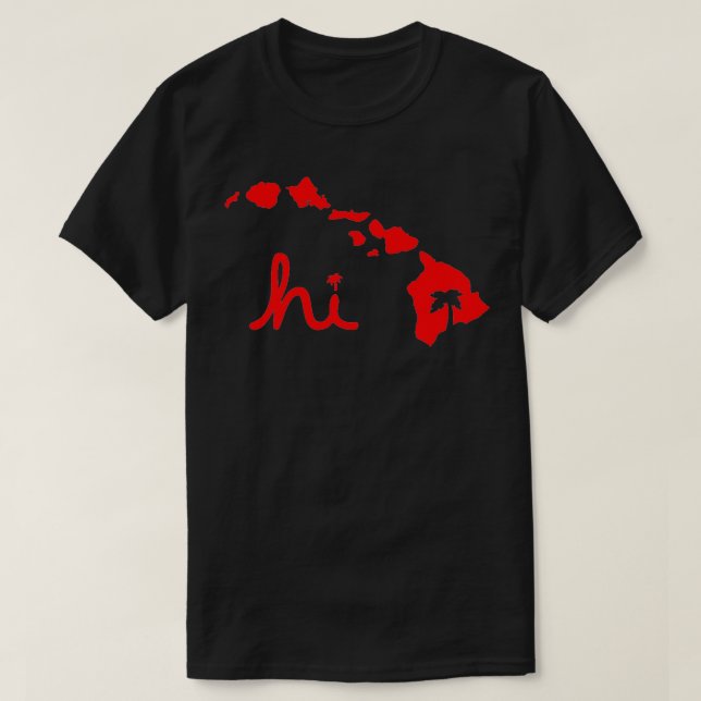 Camiseta Islas Hawái (Diseño del anverso)