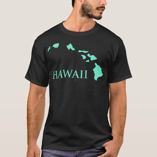 Camiseta Islas Hawái - Mezcla triple de menta (Anverso)