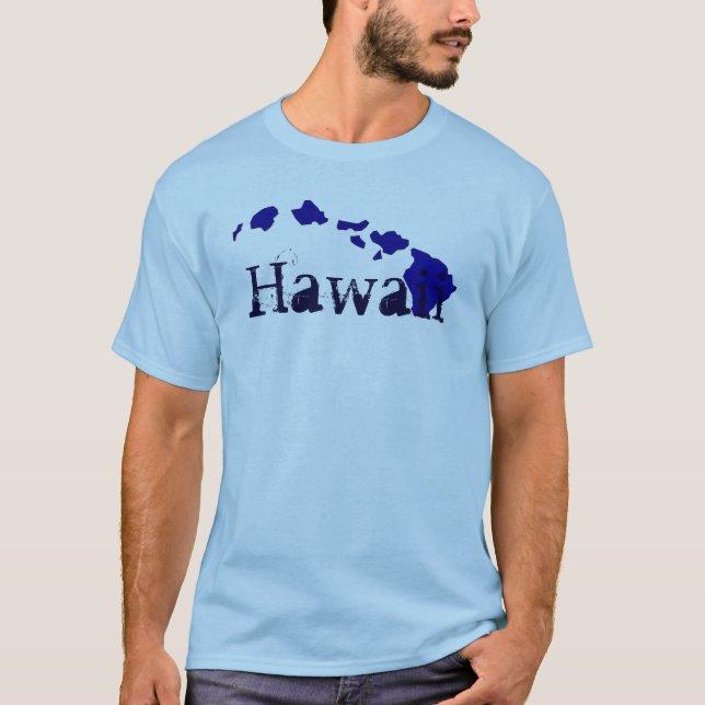 Camiseta Islas Hawái, tee de tee (Anverso)