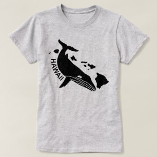 Camiseta Islas Hawaii Humpback (Negro)