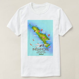 Camiseta Islas iniciales Aran Islas Galway Bay Irlanda