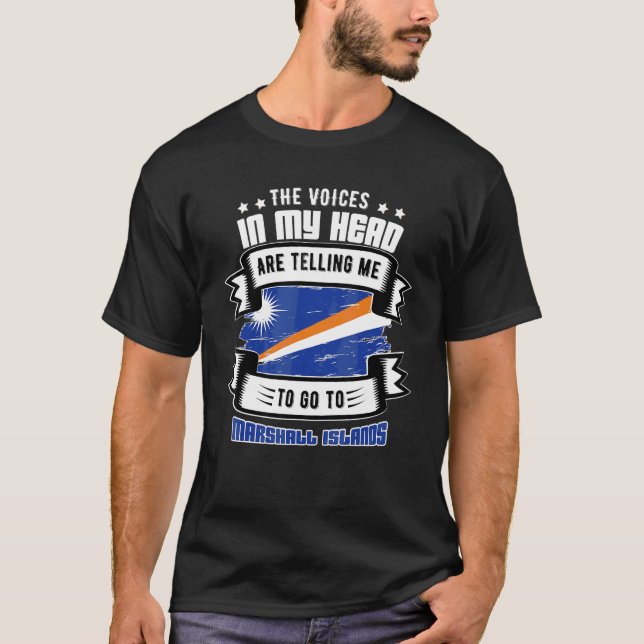 Camiseta Islas Marshall en mi cabeza (Anverso)