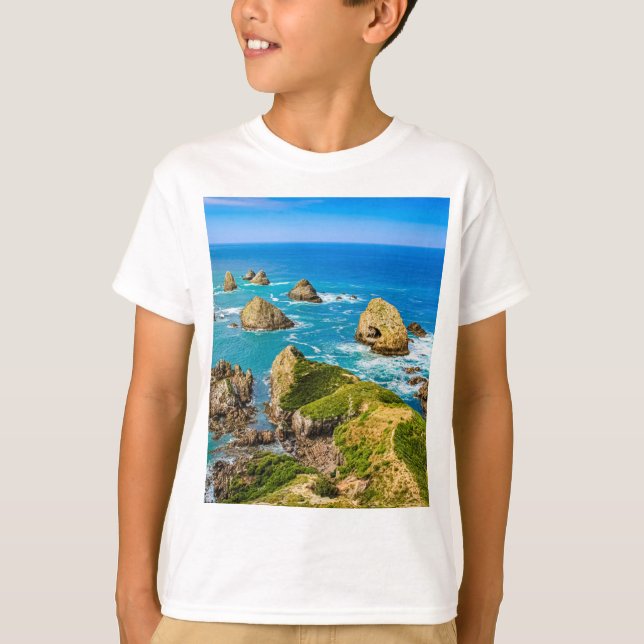 Camiseta Islas Nugget Point, Nueva Zelandia (Anverso)