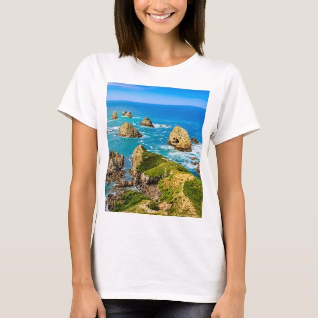 Camiseta Islas Nugget Point, Nueva Zelandia (Anverso)