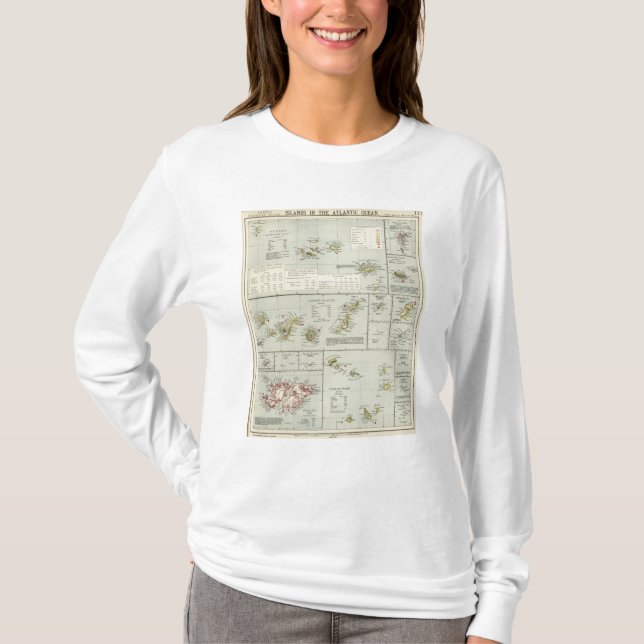 Camiseta Islas, Océano Atlántico (Anverso)