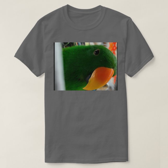 Camiseta Islas Salomón Eclectus Parrot 1 (Diseño del anverso)