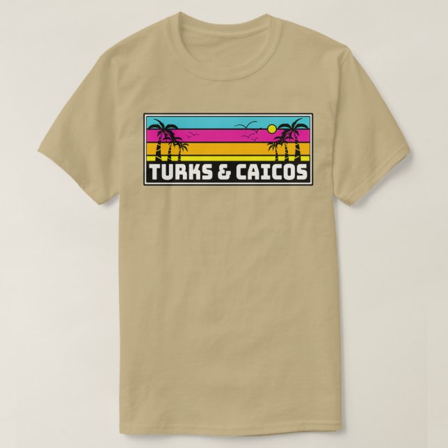 Camiseta Islas Turcas y Caicos (Diseño del anverso)