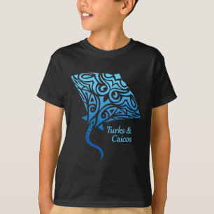 Camiseta Islas Turcas y Caicos Stingray Chicos Chicas Vacac