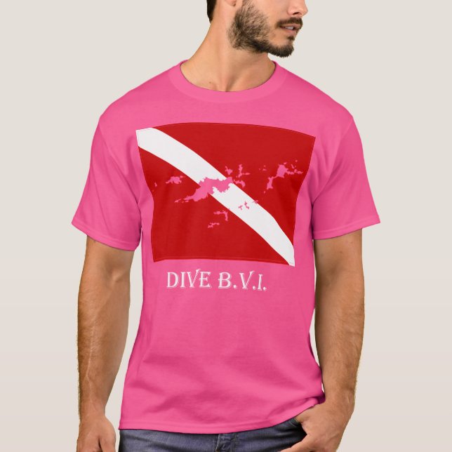 Camiseta Islas Vírgenes Británicas de buceo (Anverso)