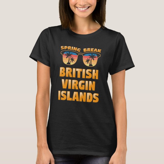 Camiseta Islas Vírgenes Británicas Rompiendo la primavera c (Anverso)