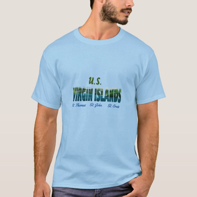 Camiseta Islas Vírgenes de Estados Unidos (Anverso)