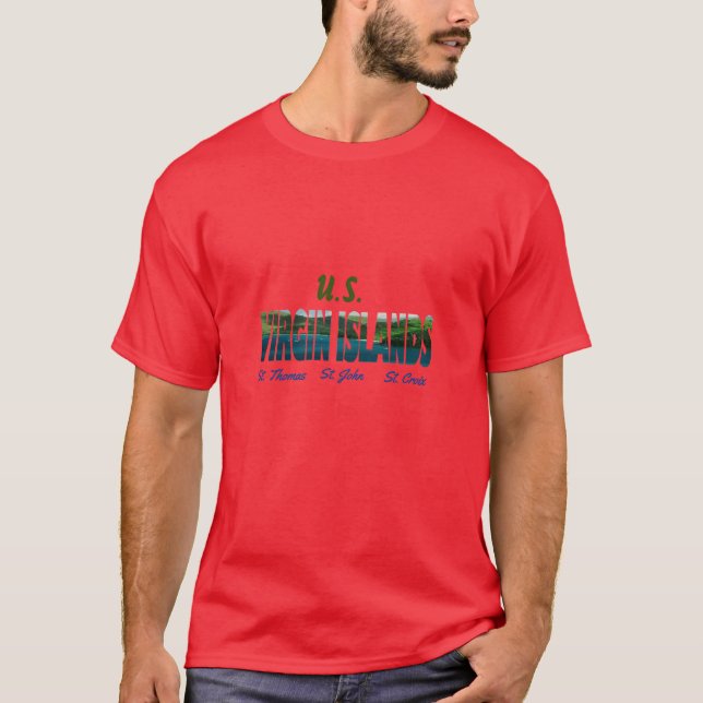 Camiseta Islas Vírgenes de Estados Unidos (Anverso)