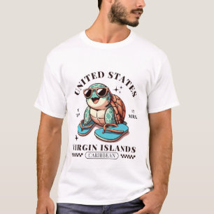 Camiseta Islas Vírgenes de Estados Unidos del Caribe