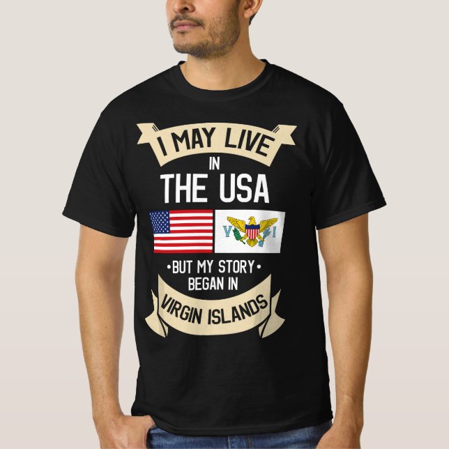 Camiseta Islas Vírgenes de Estados Unidos remontan regalos  (Anverso)