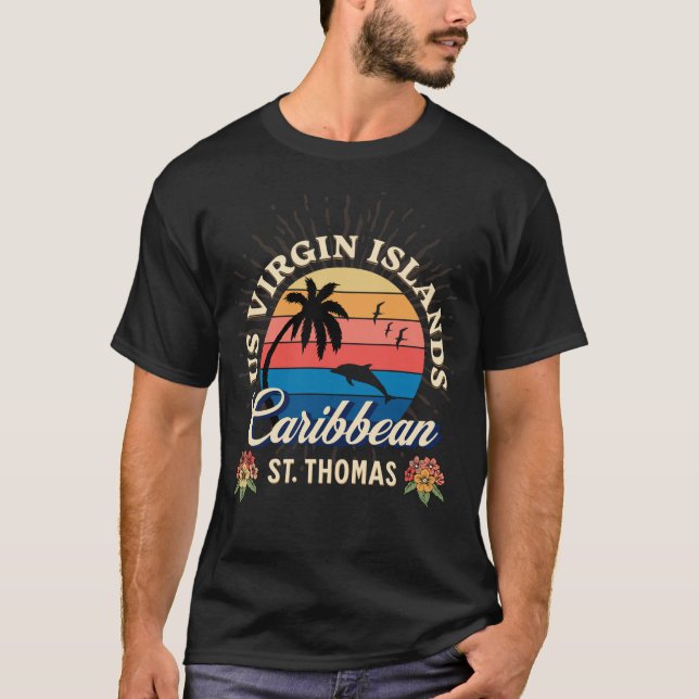 Camiseta Islas Vírgenes de Estados Unidos St. Thomas USVI T (Anverso)