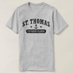 Camiseta Islas Vírgenes de los Estados Unidos en Santo Tomá