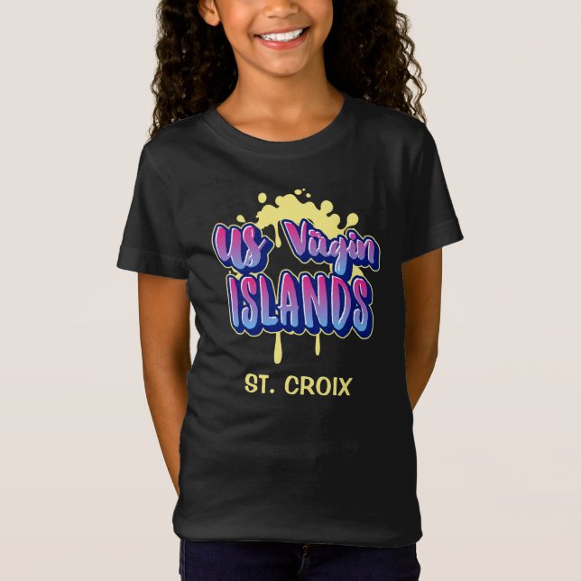 Camiseta Islas Vírgenes de los Estados Unidos Santa Cruz (Anverso)