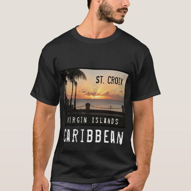 Camiseta Islas Vírgenes de los Estados Unidos Santa Cruz de (Anverso)