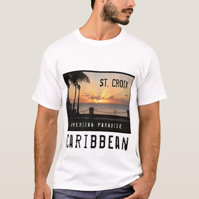 Camiseta Islas Vírgenes de los Estados Unidos Santa Cruz de (Anverso)