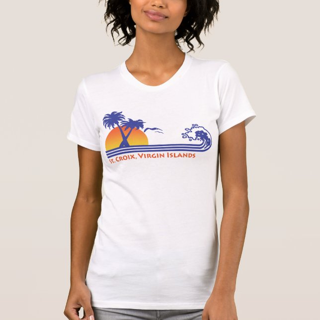 Camiseta Islas Vírgenes de Santa Cruz (Anverso)