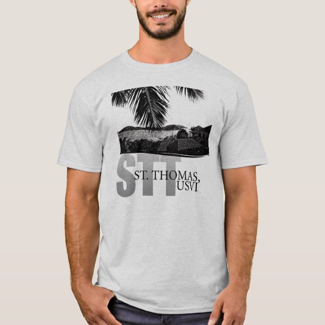 Camiseta Islas Vírgenes de St Thomas los E.E.U.U. (Anverso)