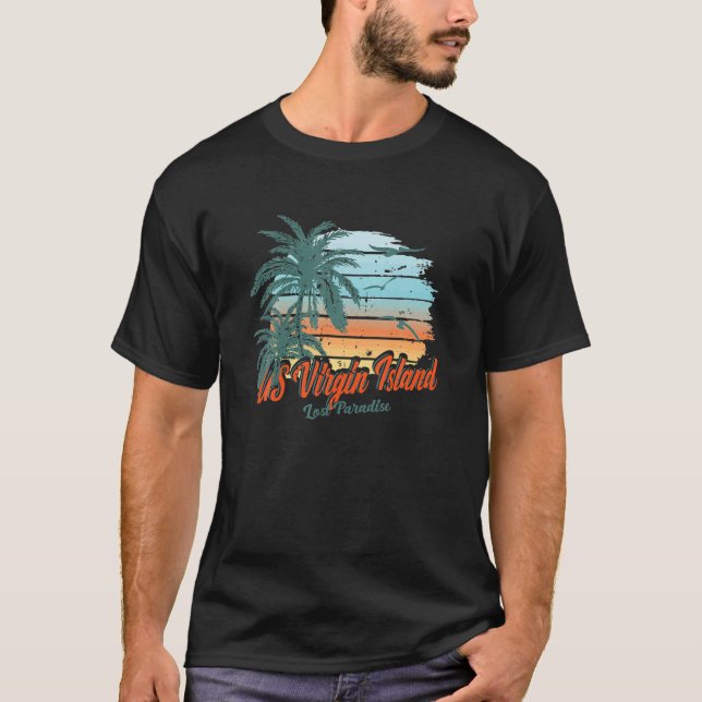 Camiseta Islas Vírgenes Estadounidenses Playa St Thomas Shi (Anverso)