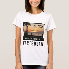 Camiseta Islas Vírgenes Estadounidenses Santa Cruz USVI Tro