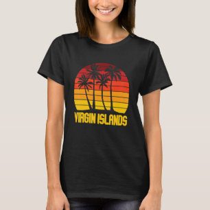 Camiseta Islas Vírgenes Parque Nacional St John Palmeras