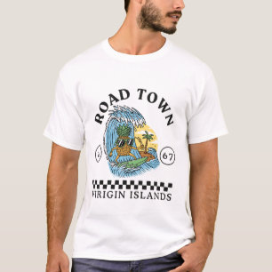 Camiseta Islas Vírgenes Pueblo de la Carretera