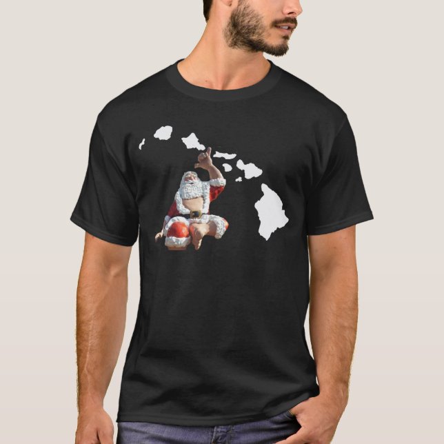 Camiseta Islas y Papá Noel de Hawaii (Anverso)