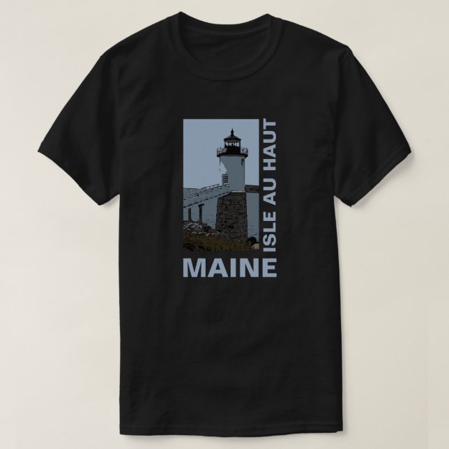 CAMISETA ISLE AU HAUT LIGHT (Diseño del anverso)