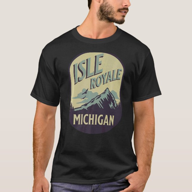 Camiseta Isle Royale Michigan Nature Hike Mountain al aire  (Anverso)