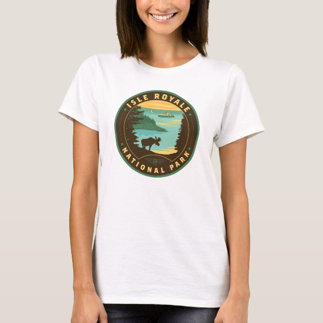 Camiseta Isle Royale National Park (Anverso)