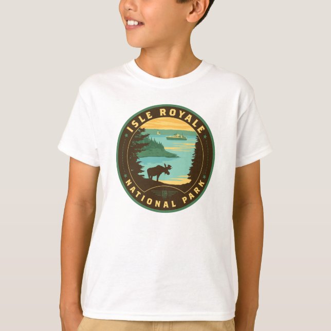 Camiseta Isle Royale National Park (Anverso)