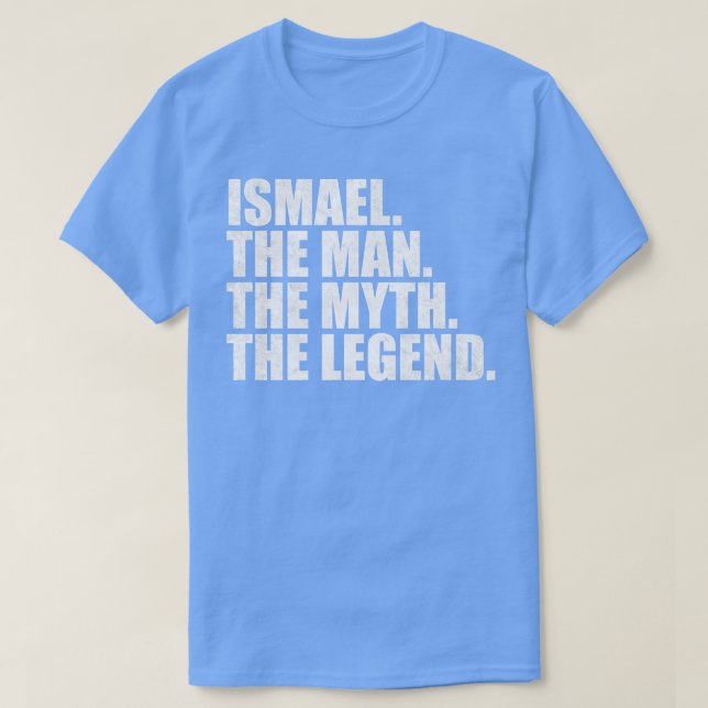 Camiseta IsmaelIsmael Nombre Ismael apellidos Ismael (Diseño del anverso)
