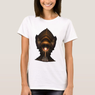 Camiseta ISO de arte fractal de tormenta eólica