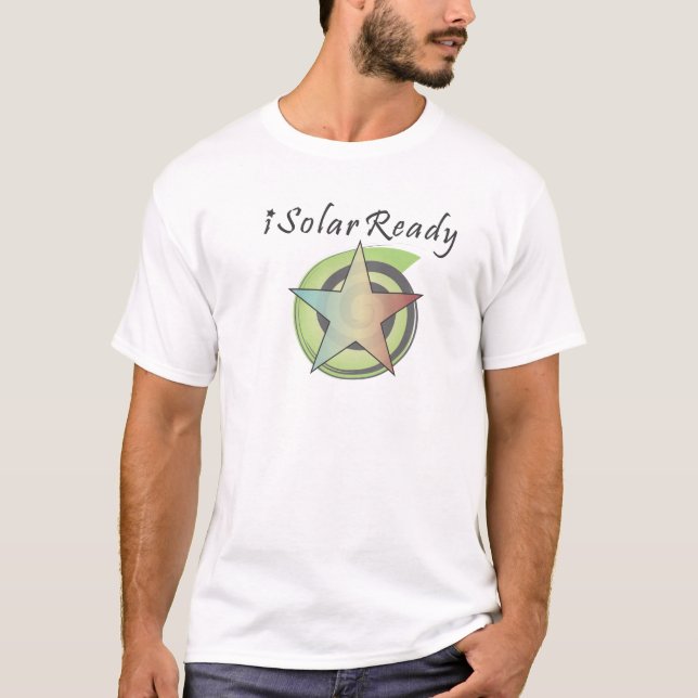 camiseta iSolarReady del logotipo (Anverso)