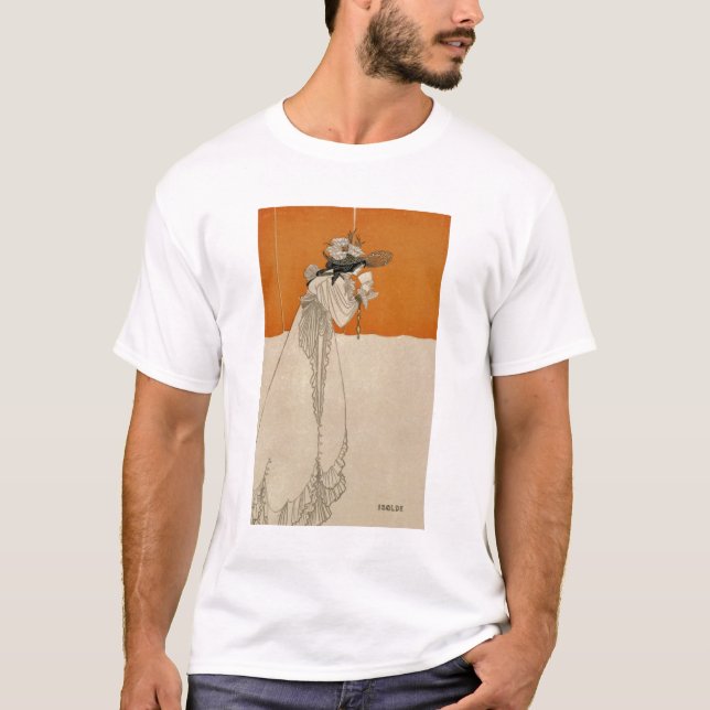 Camiseta Isolda, ilustracion "del estudio", 1895 (lith (Anverso)