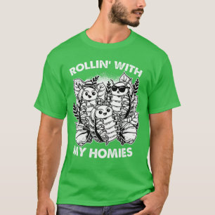 Camiseta Isópodo Cochinilla Bicho Pelota Rodando con los Ho